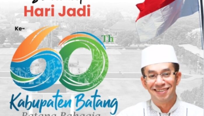 Peringati Hari Jadi ke-60 Kabupaten Batang, Rizal Bawazier Ajak Masyarakat Wujudkan “Batang Bahagia”