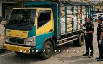 Bau Pupuk Tak Ampuh Kelabui Petugas, 1,2 Juta Rokok Ilegal Disita di Tol Pejagan–Pemalang