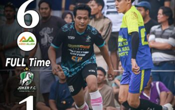Abdi Alam Pemalang Mengamuk, Lumat Joker FC 6-1 di Turnamen BBM Pedurungan Open 2026