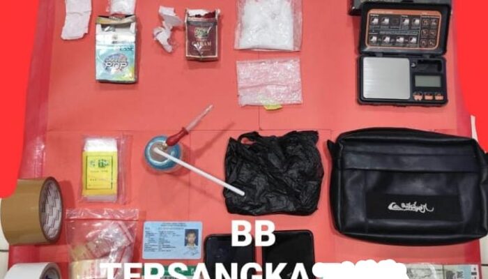 Polresta Banyumas Ungkap Kasus Peredaran Sabu 36,64 Gram  dengan Modus Tempel dan Mengamankan Satu Tersangka Warga Purbalingga
