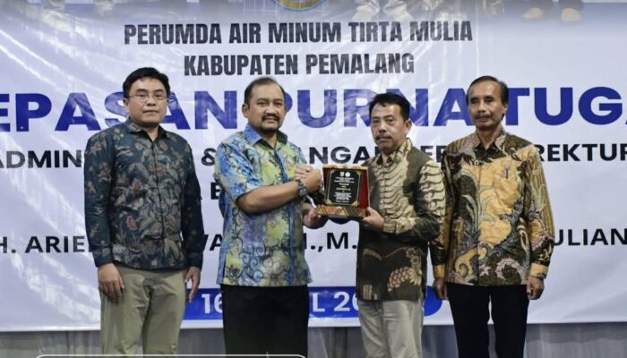 Bupati Pemalang Apresiasi Dedikasi Direksi Perumda Tirta Mulia Periode 2023–2026