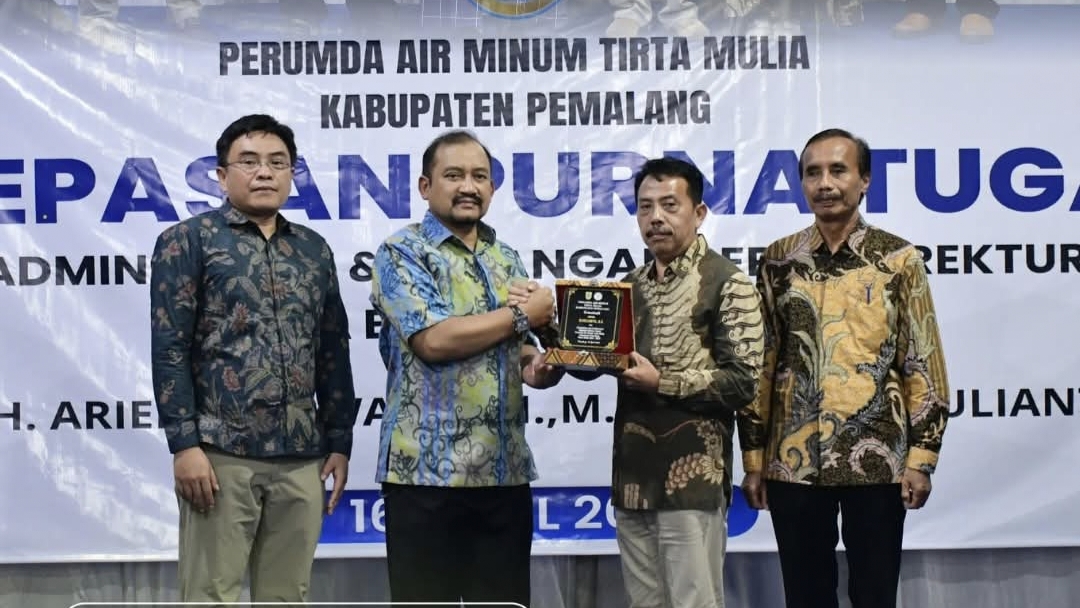 Bupati Pemalang Apresiasi Dedikasi Direksi Perumda Tirta Mulia Periode 2023–2026