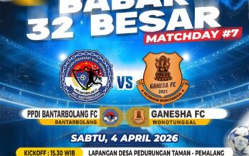 Babak 32 Besar Memanas! PPDI Bantarbolang FC Siap Hadapi Ganesha FC Sore Ini