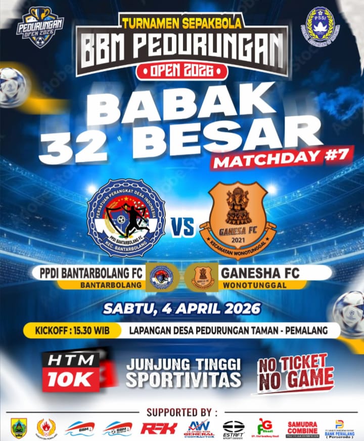 Babak 32 Besar Memanas! PPDI Bantarbolang FC Siap Hadapi Ganesha FC Sore Ini