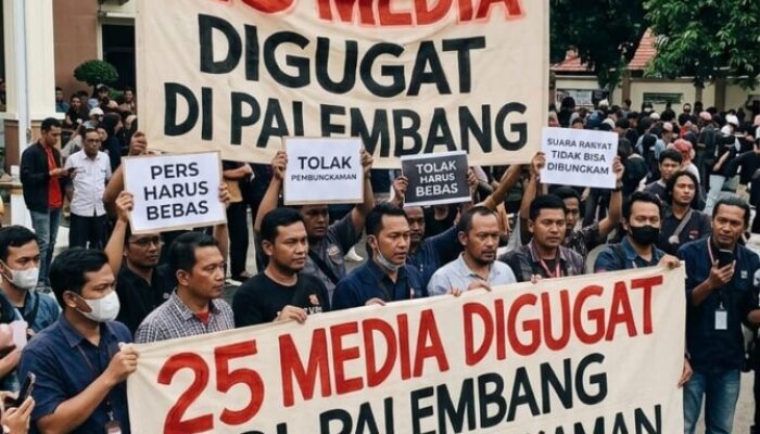 Persidangan Ditunda, Penggugat 25 Media di Sumsel Mangkir Lagi dari Persidangan