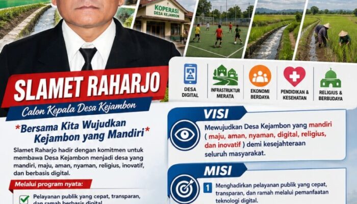 Slamet Raharjo: Wujudkan Desa Mandiri Bukan Sekadar Janji
