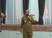 Bupati Pemalang Anom Widiyantoro saat audiensi dengan BPOPPJ membahas pengamanan pantai dan danau retensi untuk atasi rob.