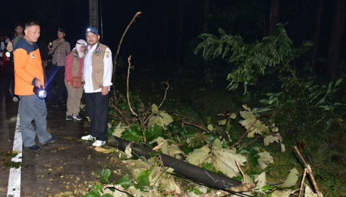 Gerak Cepat Petugas, Jalur Bantarbolang–Pemalang Kembali Normal Usai Diterjang Puting Beliung