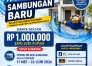 Perumda Tirta Mulia Pemalang Gelar Promo Sambungan Baru Rp1 Juta, Bisa Dicicil!
