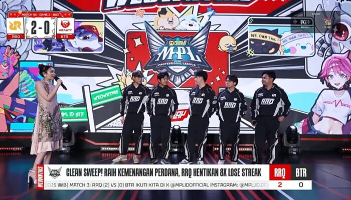 RRQ Akhiri Tren Negatif, Raih Kemenangan Perdana di MPL Indonesia Season 17