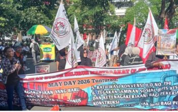 Peringatan May Day 2026 di Semarang: Aliansi Buruh-Mahasiswa Desak Pencabutan Omnibus Law