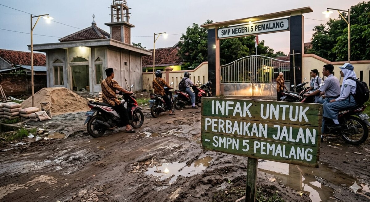 Komite SMPN 5 Pemalang Bantah Pungli: Itu Infak Sukarela demi Musholla dan Jalan