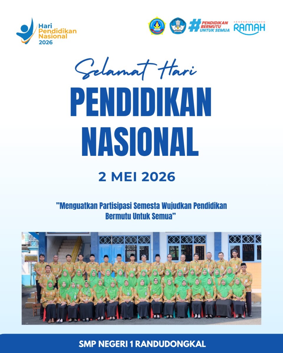 SMP Negeri 1 Randudongkal Peringati Hardiknas 2026: Menguatkan Partisipasi Semesta untuk Pendidikan Bermutu