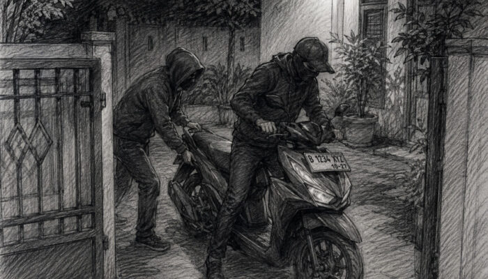 Hunting dari Indramayu, Pelaku Curanmor di Bantarbolang Dibekuk Polisi
