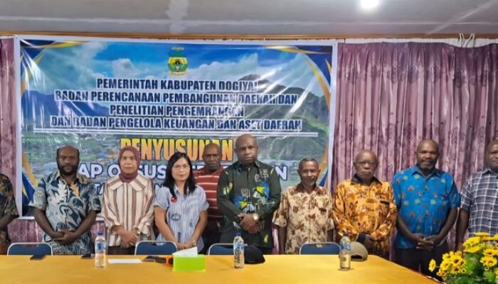 Bappeda Dogiyai dan BPKAD Lakukan Penyusunan Perubahan RAP Program Dana Otsus Tahun 2026