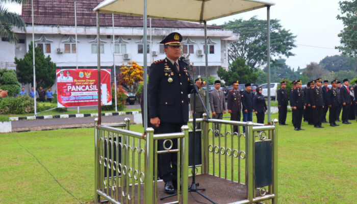 Kapolres Tanjab Timur Pimpin Upacara Hari Lahir Pancasila 2026 di Kantor Bupati, Tegaskan Pancasila sebagai Pemersatu Bangsa