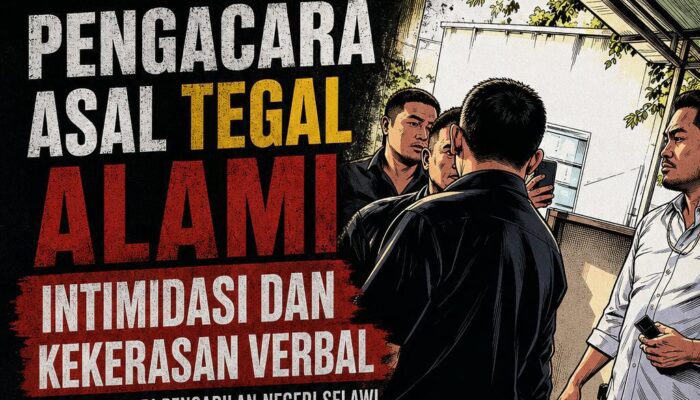 Pengacara Asal Tegal Diduga Diintimidasi Massa di Luar Sidang