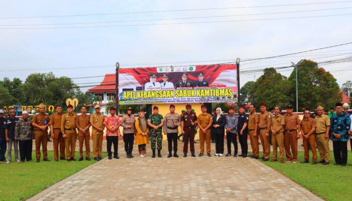 Polres Tanjab Timur Gelar Apel Kebangsaan Sabuk Kamtibmas Perkuat Sinergitas Jaga Kondusivitas Tanjab Timur