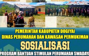 Dinas Perkim Dogiyai Sosialisasikan Program BSPS 2026 di Kampung Idakotu