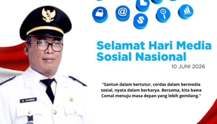 Camat Comal Muchammad Maksum: Mari Jadikan Media Sosial Sarana Mempererat Silaturahmi