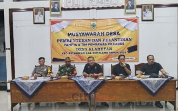 Pimpin Langsung Tim Fasilitasi, Camat Petarukan Pastikan Pembentukan Panitia Pilkades Klareyan Berjalan Demokratis