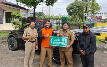 Gandeng BPBD, Pemerintah Kecamatan Pulosari Perkuat Jalur Evakuasi Warga