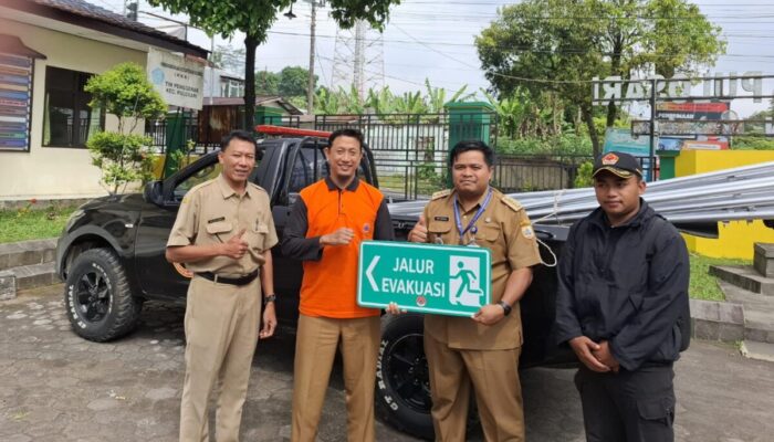 Gandeng BPBD, Pemerintah Kecamatan Pulosari Perkuat Jalur Evakuasi Warga