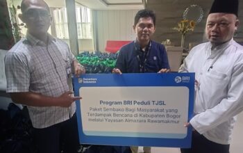 BRI KC Cibubur Hadir untuk Korban Bencana, 1000 Paket Sembako Disalurkan di Bogor