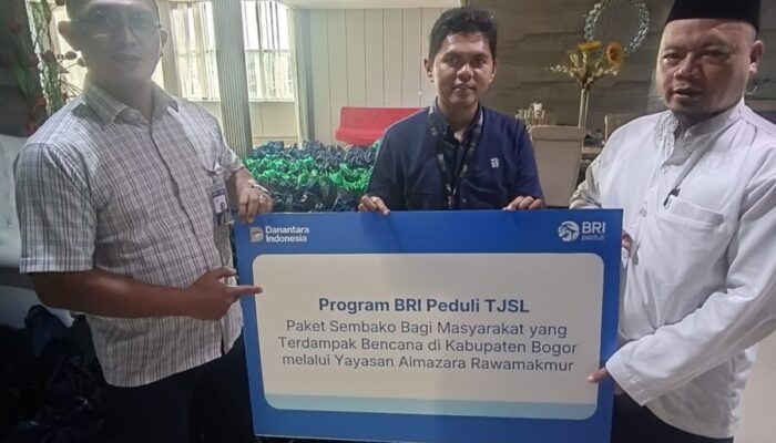 BRI KC Cibubur Hadir untuk Korban Bencana, 1000 Paket Sembako Disalurkan di Bogor
