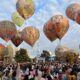 Langit Purwokerto Penuh Warna dengan Munculnya 31 Balon Udara Raksasa Meriahkan Milad ke 61 UMP Sedot Ribuan Warga