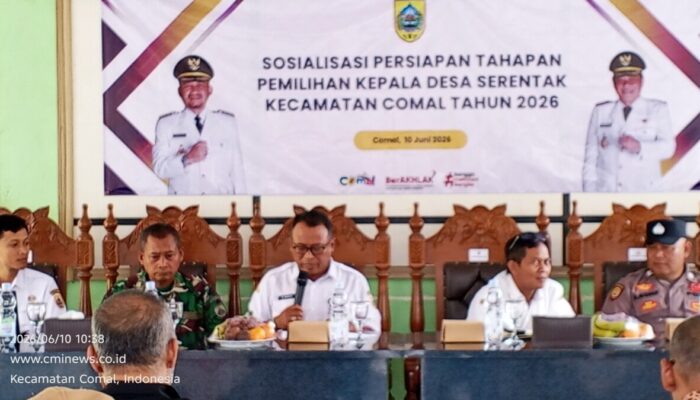 Menuju Pilkades Serentak 2026: Camat Comal Gelar Sosialisasi dan Pemetaan 16 Desa