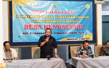 Camat Petarukan Pimpin Langsung Fasilitasi Pilkades Kendalsari, Tekankan Netralitas Harga Mati!