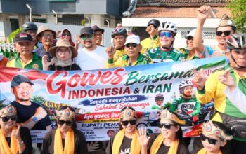 Gowes Bersama Indonesia-Iran di Pemalang Jadi Simbol Persahabatan Antarbangsa