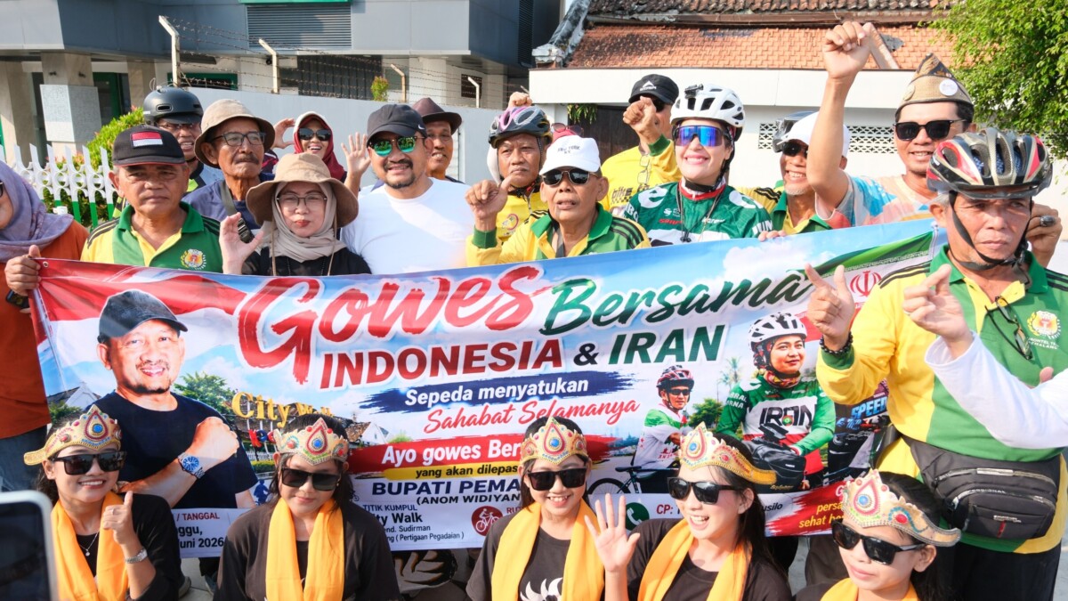 Gowes Bersama Indonesia-Iran di Pemalang Jadi Simbol Persahabatan Antarbangsa