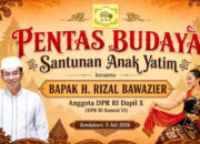 Lestarikan Tradisi dan Berbagi Berkah, Pentas Budaya & Santunan Anak Yatim bersama H. Rizal Bawazier