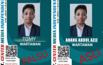 Pernyataan Tegas Redaksi CMI News Terhadap Modus Baru Pemalsuan Identitas Pers (KTA) Atas Nama Anang Abdul Aziz yang Dimanipulasi Menjadi “Tomy”