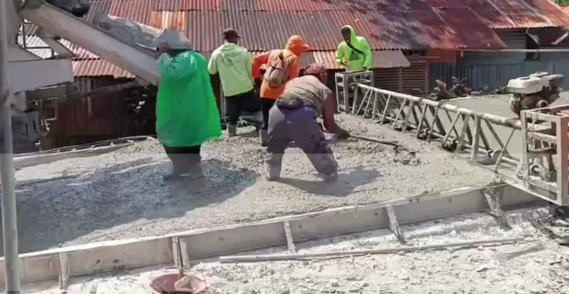 DPUPR Pemalang Gerak Cepat Rekonstruksi Jalan Gejos–Tlagasana dengan Rigid Beton