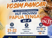 Meriahkan HUT ke-4 Papua Tengah, Pemprov Gelar Lomba Yosim Pancar Berhadiah Rp130 Juta