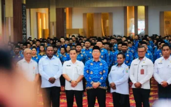 919 Aparatur Resmi Menjadi PNS, Gubernur Meki Nawipa Tekankan Disiplin dan Profesionalisme