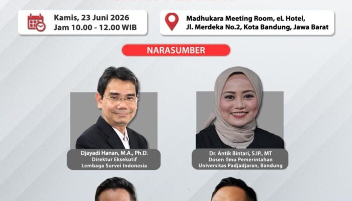 SURVEI LSI: MAYORITAS WARGA JAWA BARAT PUAS DENGAN KINERJA DEDI MULYADI