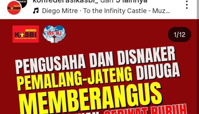 Viral!!! Diduga Lakukan Union Busting di Pemalang, Begini Penjelasan PT LWI dan dan Disnaker Pemalang?