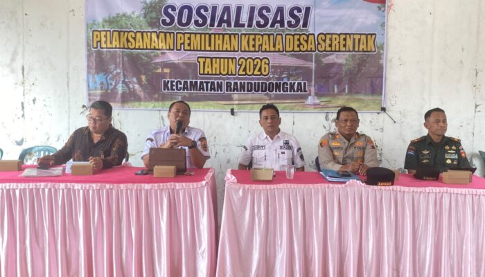 Kawal Pilkades Serentak 2026, Kecamatan Randudongkal Fasilitasi Musdes Pembentukan Panitia di Desa Lodaya