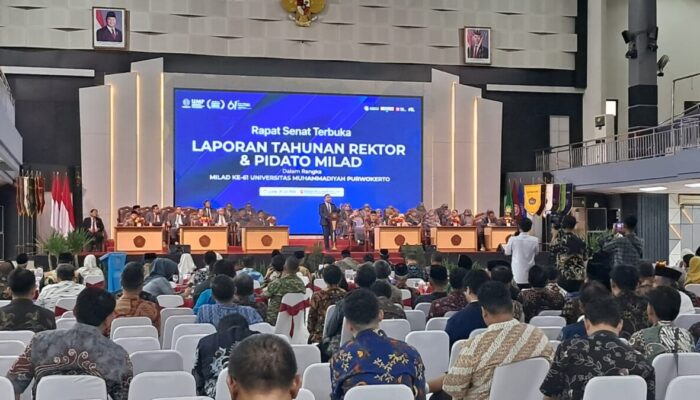 Rapat Senat Terbuka Rektor UMP Tegaskan Komitmen sebagai Perguruan Tinggi Berdampak bagi Bangsa