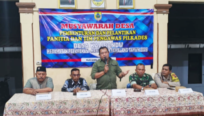 Persiapan Pilkades Serentak 2026: Desa Kalirandu Bentuk dan Lantik Panitia Serta Tim Pengawas