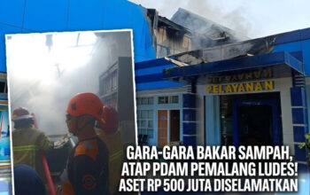 Limbah Sampah Bawa Petaka! Kantor PDAM Pemalang Terbakar, Kerugian Tembus Rp 200 Juta