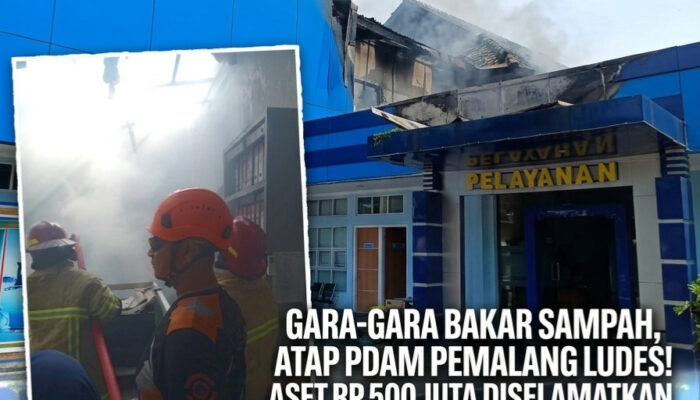 Limbah Sampah Bawa Petaka! Kantor PDAM Pemalang Terbakar, Kerugian Tembus Rp 200 Juta