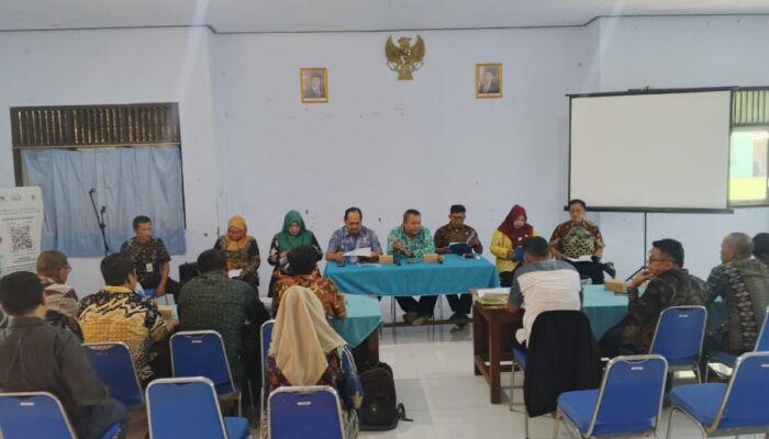 Kecamatan Petarukan Gelar Rakor Tindak Lanjut Hasil Pemeriksaan Akhir Masa Jabatan Kades