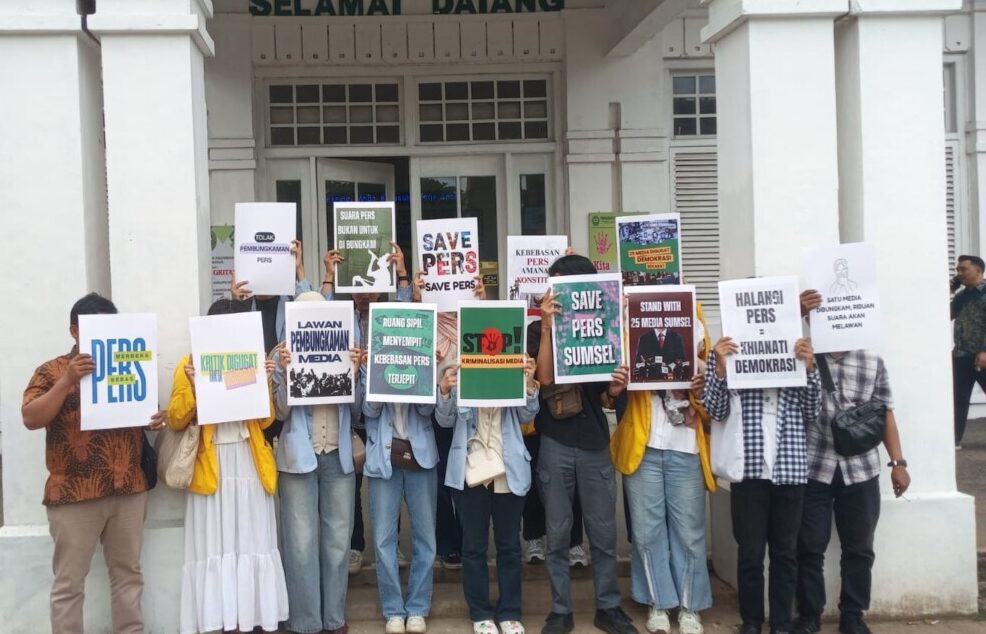 Kawal Sidang Gugatan 25 Media, Mahasiswa Palembang Soroti Ancaman Kebebasan Pers