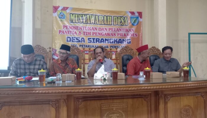 Maraton Pilkades Petarukan: Giliran Desa Sirangkang Rampungkan Pembentukan Panitia