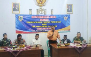 Wujudkan Pemilu Bersih, Musdes Panjunan Sukses Bentuk Panitia dan Pengawas Pilkades Melalui Mufakat